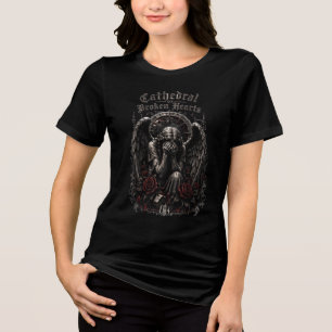 T-SHIRT  EN TRI-MATIÈRE CATHÉDRALE DES CŒURS BRISÉS 