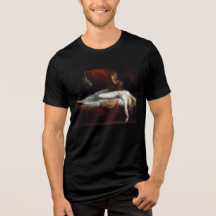 T-shirt En Tri-matière Cauchemar par Henry Fuseli Gothic Macabre Dark Art