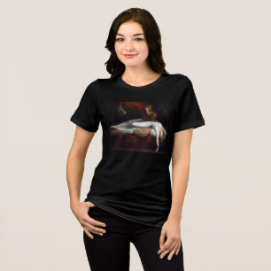 T-shirt En Tri-matière Cauchemar par Henry Fuseli Gothic Macabre Dark Art
