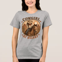 Cavalière de western à l'âme de cowgirl