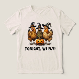 T-shirt En Tri-matière Ce Soir, Nous Avons Volé Drôle Poulet Halloween