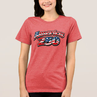 T-shirt En Tri-matière Célébration de 250 ans d'Amérique avec Stars & Str