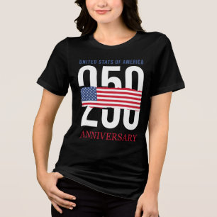 T-shirt En Tri-matière Célébration du 250e anniversaire de l'Amérique
