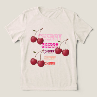 T-shirt En Tri-matière cerise
