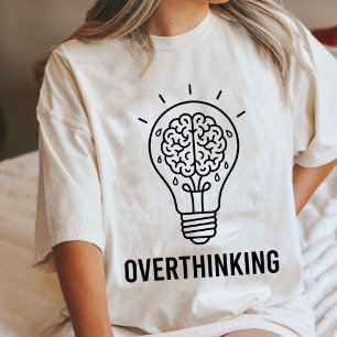 T-shirt En Tri-matière Cerveau qui Surpense Lampe Drôle Anxiété