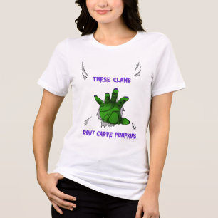 T-shirt En Tri-matière Ces griffes ne sculptent pas de citrouilles Hallow