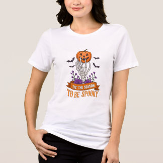 T-shirt En Tri-matière C'est la saison d'être une main de squelette effra