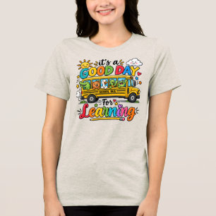 T-shirt En Tri-matière C'est une bonne journée pour apprendre aux enfants