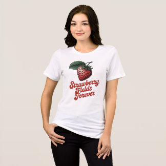 T-shirt En Tri-matière Champs de fraises Tee Vintage