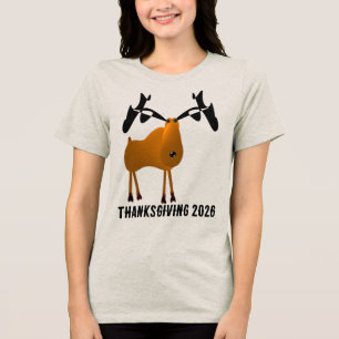 T-shirt En Tri-matière Changement d'action de grâce à l'année en cours