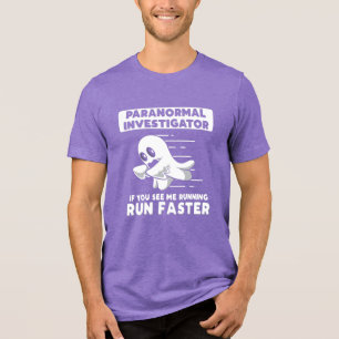 T-shirt En Tri-matière Chasse aux fantômes Paranormal Enquêteur Correspon