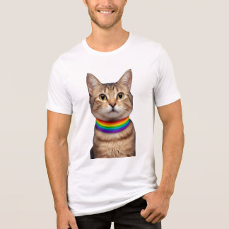 T-shirt En Tri-matière Chat gay pride - Purroud & Fiers