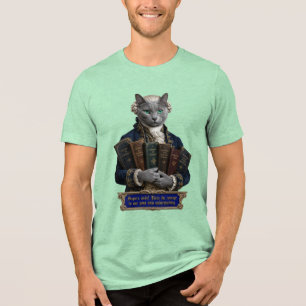 T-shirt En Tri-matière Chat Russian Blue Emmanuel Kant