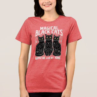 T-shirt En Tri-matière Chats noirs magiques