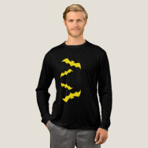 Chauves-souris jaunes volantes d'Halloween