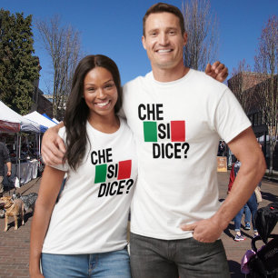 T-shirt En Tri-matière Che Si Dice ? - "Quoi de neuf ?" Italien Dit