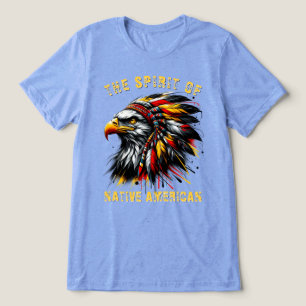 T-shirt En Tri-matière Chef de l'aigle amérindien
