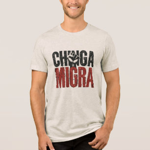 T-shirt En Tri-matière Chemise anti-ICE Chinga La Migra -Résistance Vinta