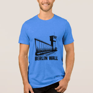 T-shirt En Tri-matière Chemise artistique du Mur de Berlin - Symbole de l