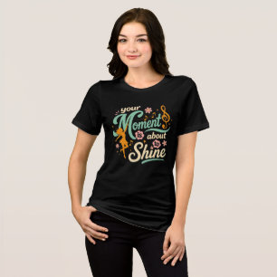 T-shirt En Tri-matière Chemise avec citation inspirante