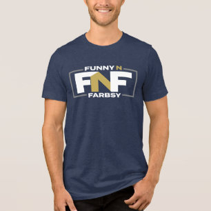 T-shirt En Tri-matière Chemise de lutte FunnyNFarbsy noir et or (foncé)