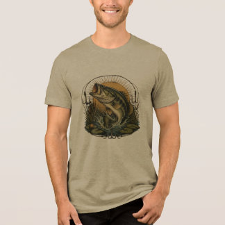 T-shirt En Tri-matière Chemise de pêche à la basse | T-Shi de pêche au bl
