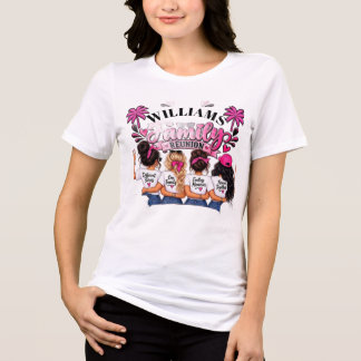 T-shirt En Tri-matière Chemise de réunion de famille personnalisée Arbre