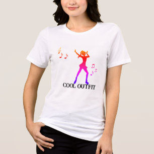 T-shirt En Tri-matière Chemise de style K-pop pour les amateurs de musiqu