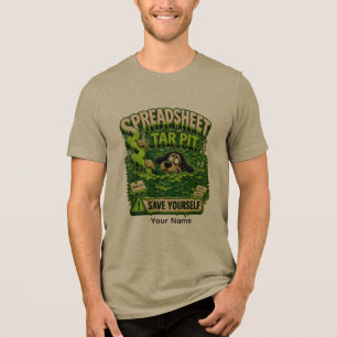 T-shirt En Tri-matière Chemise drôle personnalisée Piège de feuille de ca