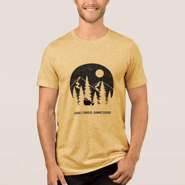 T-shirt En Tri-matière Chemise Explorer Summit et Sunset (Recto)