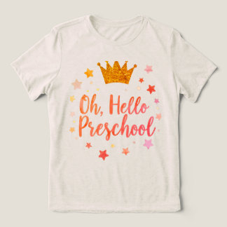 T-shirt En Tri-matière Chemise féminine du premier jour de l’école