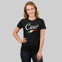 Chemise femme Fierté drapeau italien Ciao