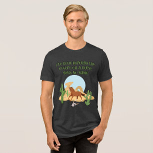 T-shirt En Tri-matière Chemise foncée pour hommes Bella+Canvas Cheval san