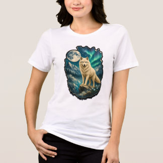 T-shirt En Tri-matière Chemise graphique fantaisiste pour femmes avec fau