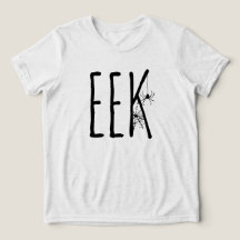 Chemise Halloween EEK humour de fantôme, araignée 
