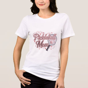 T-shirt En Tri-matière Chemise Pickleball Maman – Cadeau Rose Mignon Pick