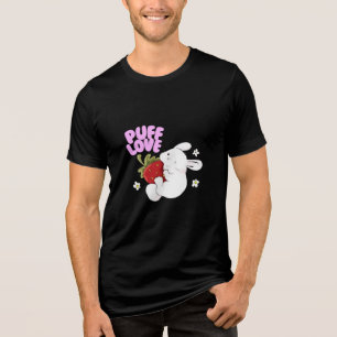 T-shirt En Tri-matière Chemise serrée aux fraises