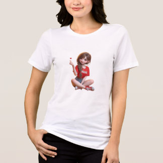T-shirt En Tri-matière Chemise T pour femmes