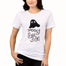 Chemise Tri-Blend fantôme mignon de saison effraya
