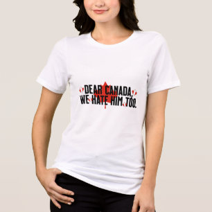 T-shirt En Tri-matière Cher Canada, Nous Le Détestons Aussi De La Politiq
