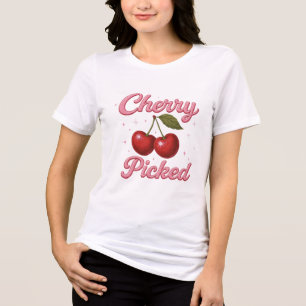 T-shirt En Tri-matière Cherry Picked Pink Sparkle Retro Glam