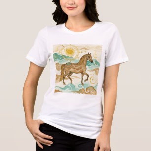 T-shirt En Tri-matière Cheval blanc