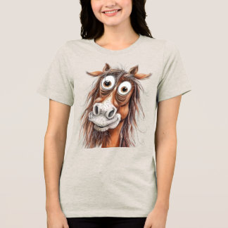 T-shirt En Tri-matière Cheval fantaisiste