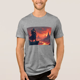 T-shirt En Tri-matière Chevalier noir de flamme