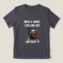 Chez moi, je peux avoir l'air moche et en profiter