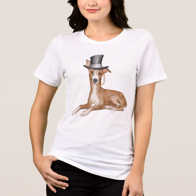 T-shirt En Tri-matière Chien de Greyhound (Recto)