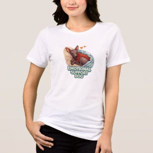 T-shirt En Tri-matière Chien de soutien émotionnel Xoloitzcuintli