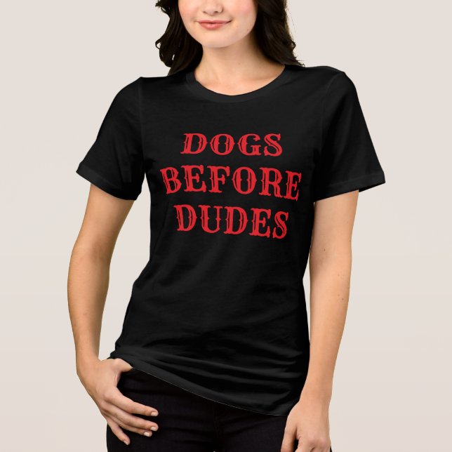T-shirt En Tri-matière Chiens avant les mecs (Recto)