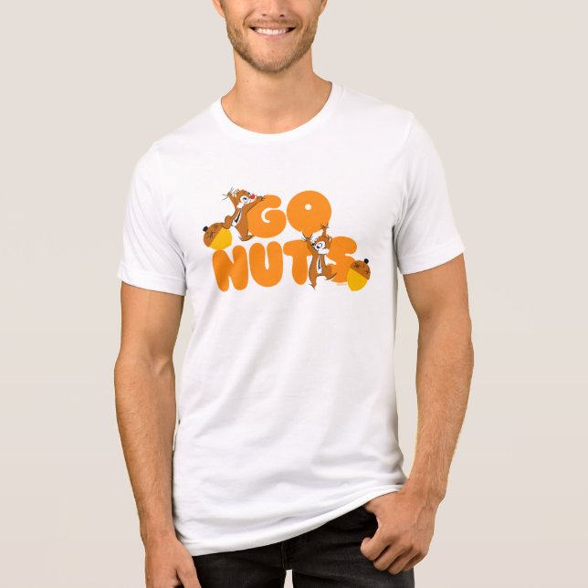 T-shirt En Tri-matière Chip & Dale Go Nuts ! (Recto)
