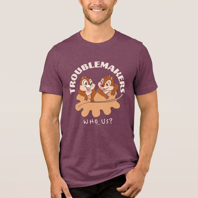 T-shirt En Tri-matière Chip & Dale Troublemakers (Recto)